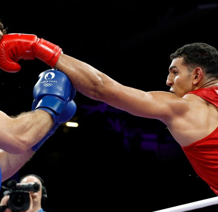 El púgil Ayoub Ghadfa asegura la segunda medalla en boxeo para España