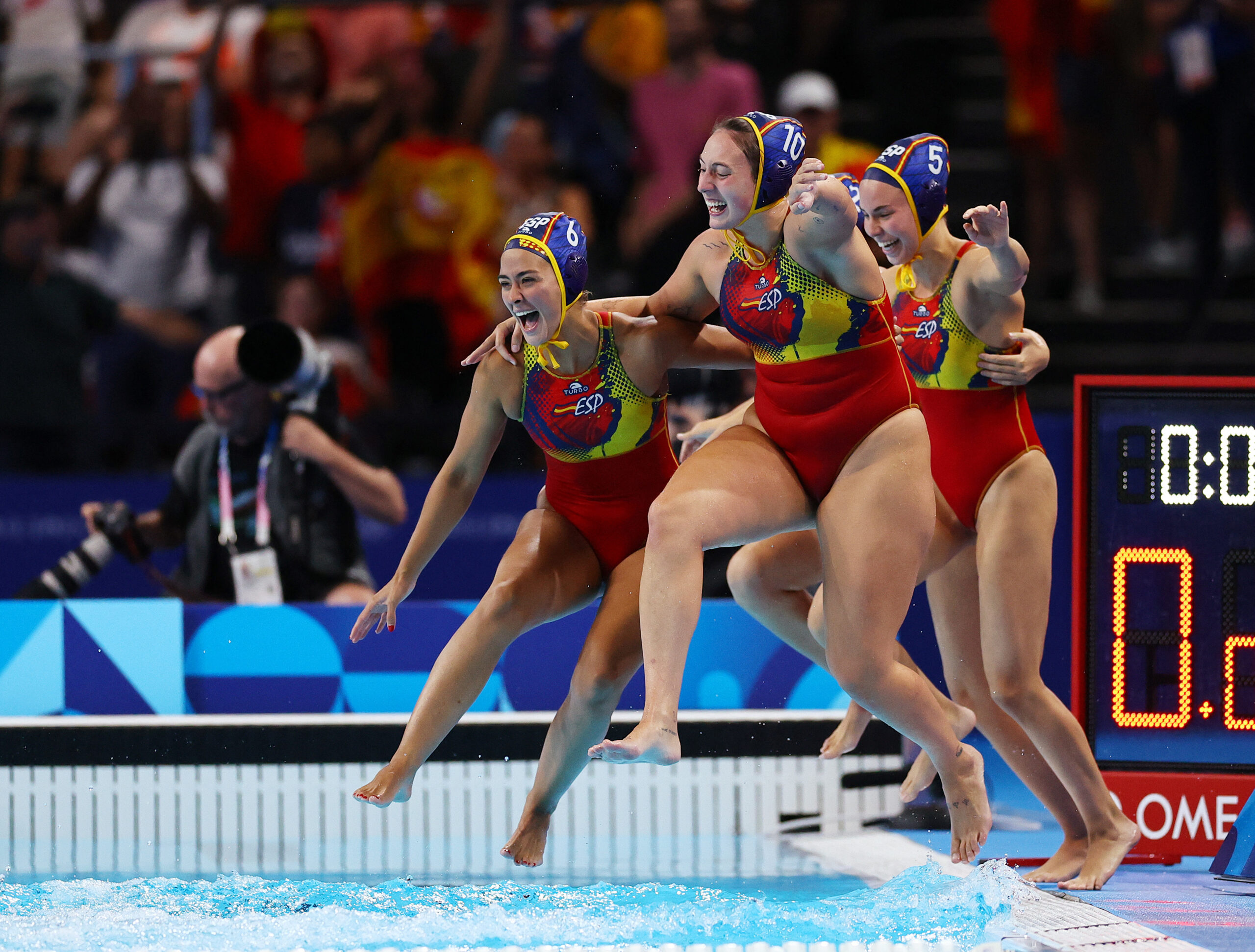 Histórico oro del waterpolo femenino tras vencer a Australia en la final