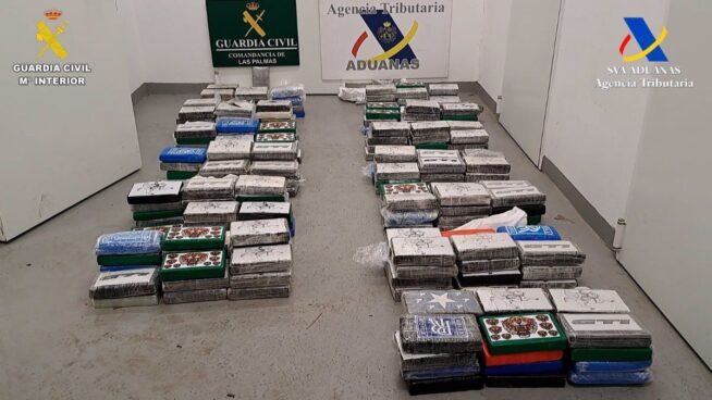 Intervienen en Las Palmas un buque mercante  de Brasil con 289 kilogramos de cocaína