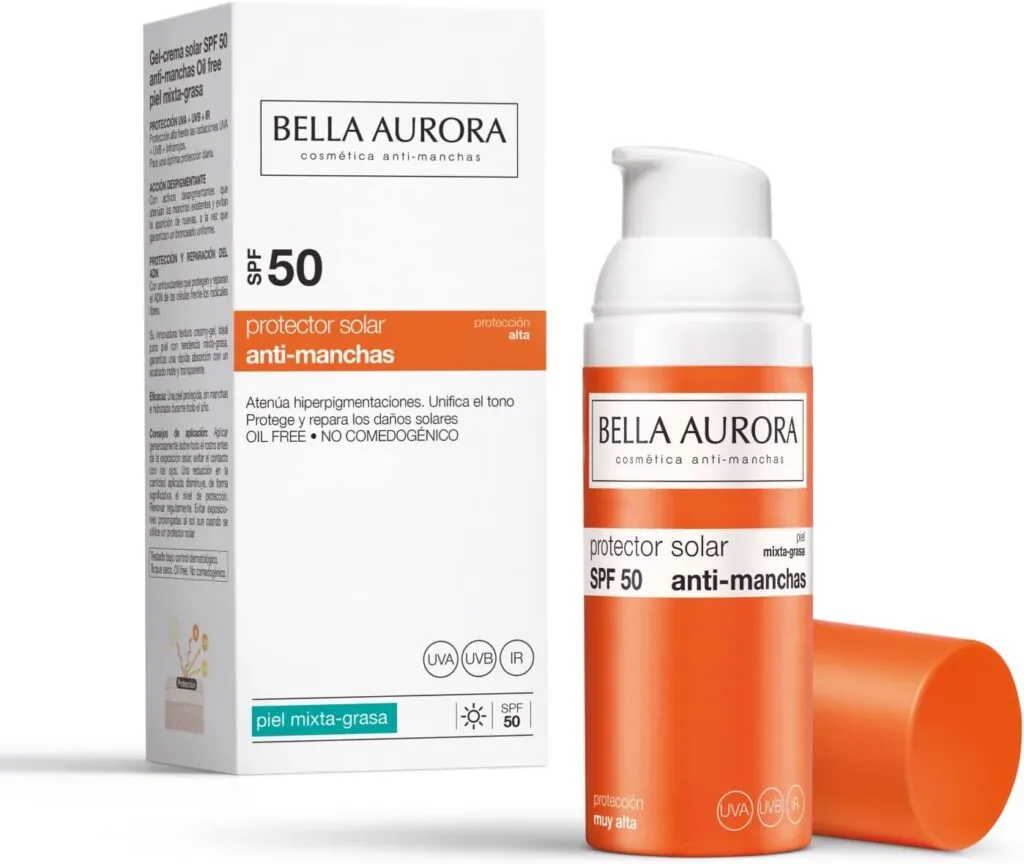 Crema protectora solar BELLA AURORA Anti-Manchas