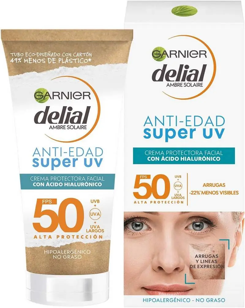 Crema protectora solar GARNIER DELIAL anti-edad