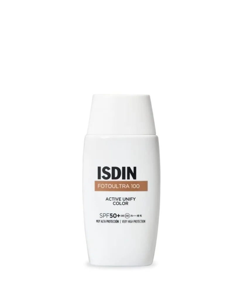 Crema protectora solar ISDIN FotoUltra 100 Active Unify Color SPF50+