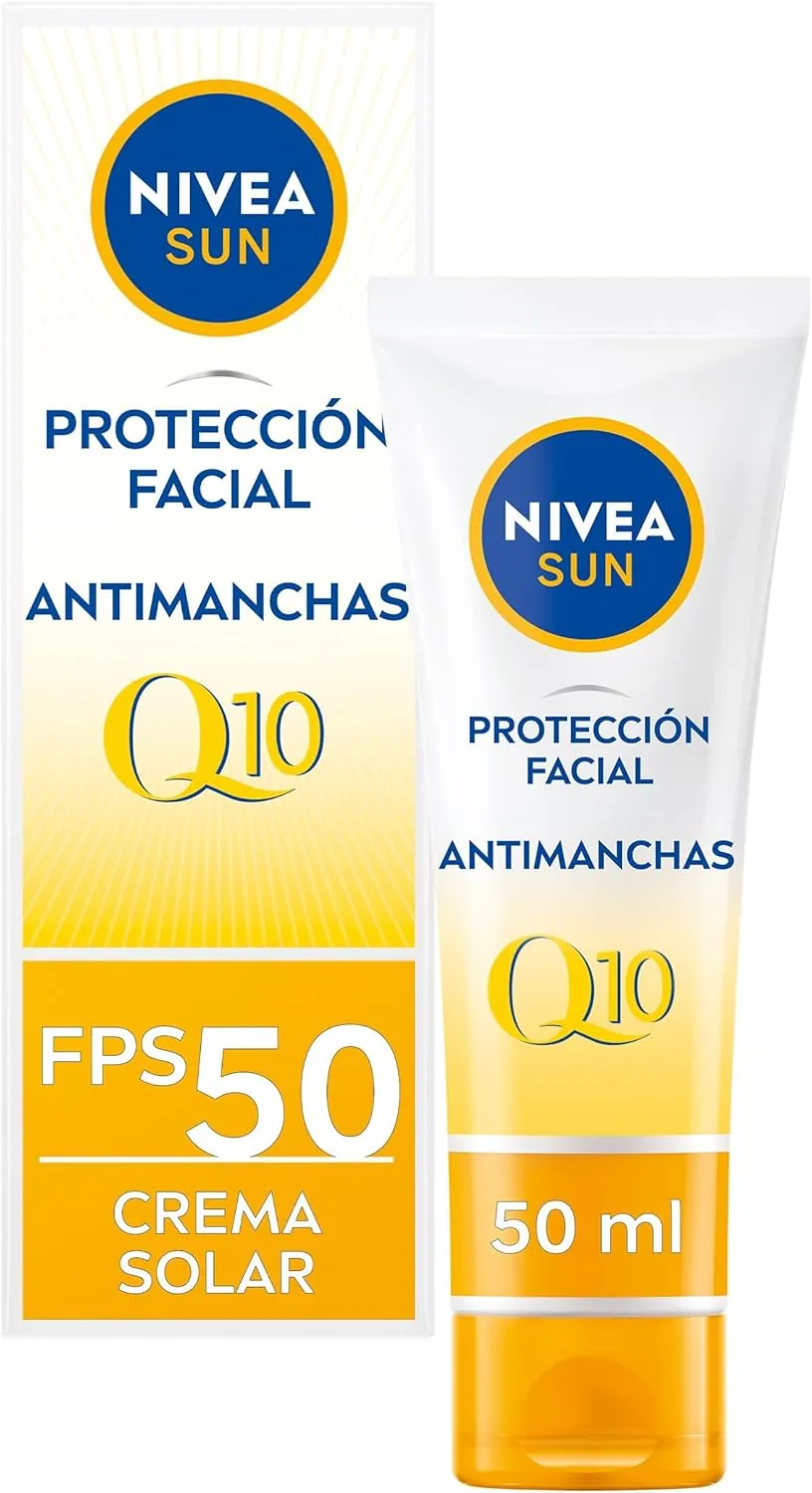 Crema protectora solar NIVEA SUN Protección Facial Antiedad & Antimanchas FP50