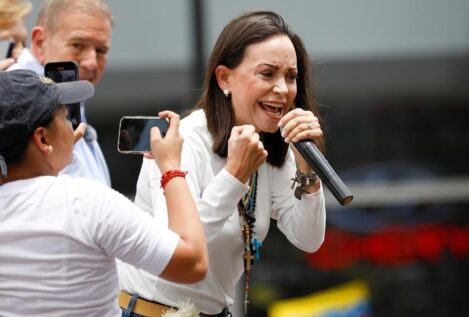 María Corina Machado denuncia el «secuestro» de una de sus jefas de campaña