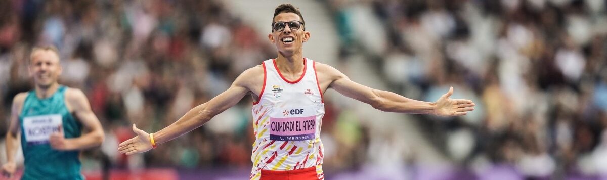 Yassine Ouhdadi da el segundo oro paralímpico  a España en París tras ganar los 5.000 T13