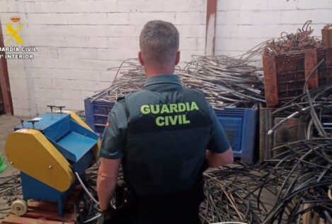 Cuatro detenidos por una red de robo de cableado de cobre en plantas fotovoltaicas