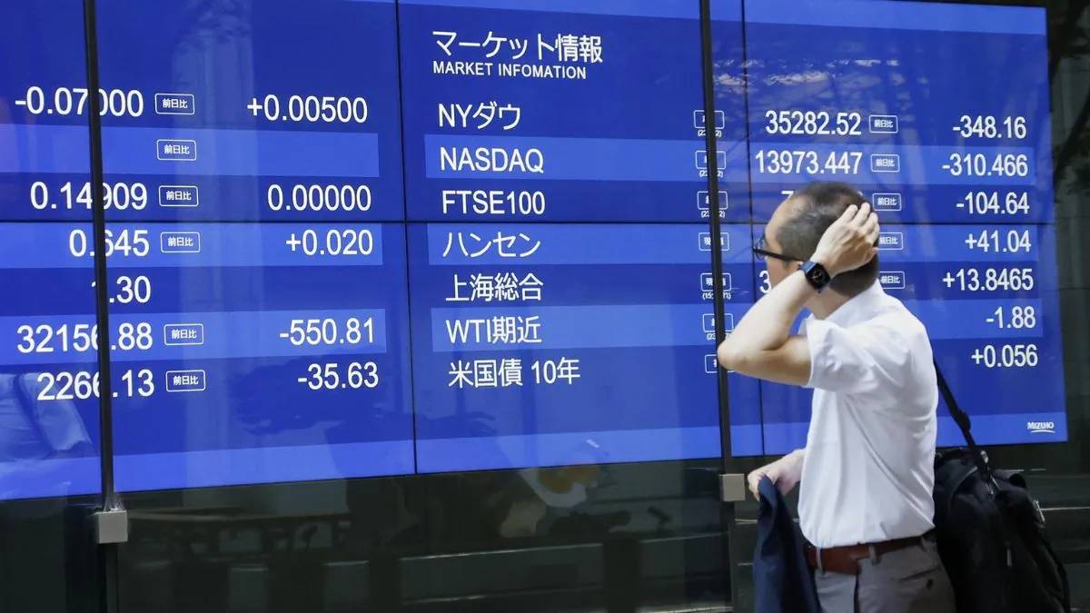 La bolsa de Japón se hunde un 12,40% en su peor sesión desde 1987