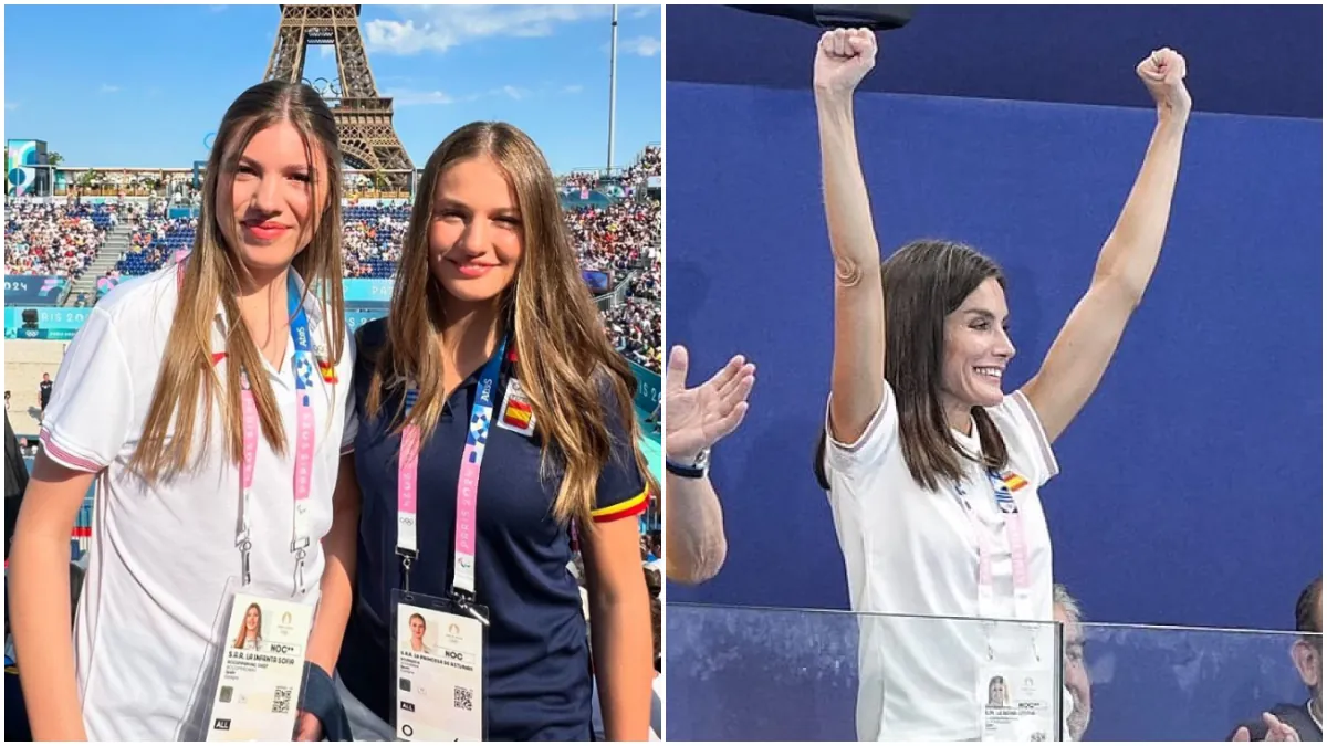 La diferencia más visible entre la actitud de la reina Letizia y sus hijas en los Juegos de París