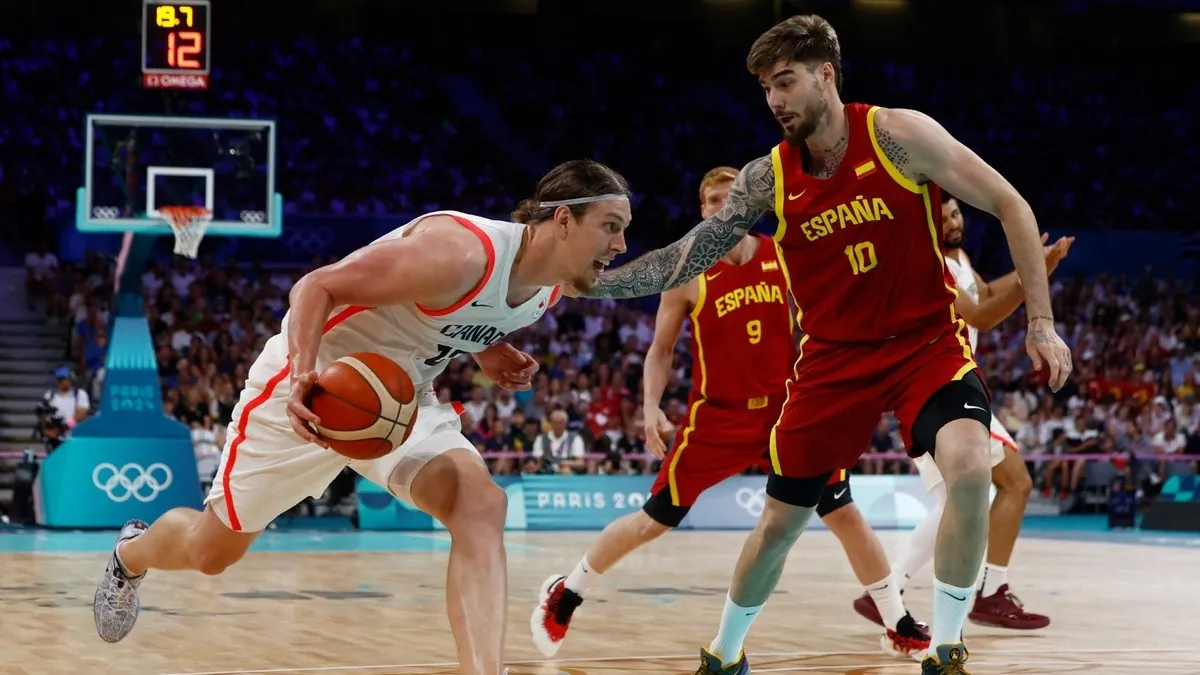 La selección española de baloncesto se despide de París tras perder contra Canadá