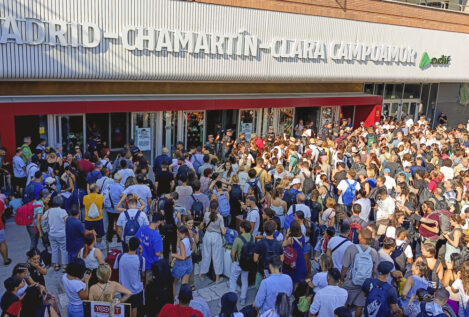 Nuevo caos en la estación de Chamartín por una avería en un tren de alta velocidad a Levante