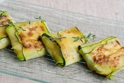 La receta de los falsos raviolis de calabacín que triunfan por ser un plato bajo en calorías