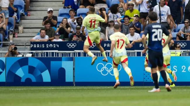 España ya está en semifinales de fútbol masculino tras vencer a Japón en París
