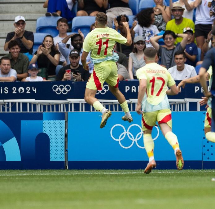 España ya está en semifinales de fútbol masculino tras vencer a Japón en París