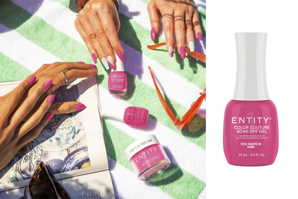 Este verano son tendencia las uñas en rosa flúor. (Fuente: Entity)