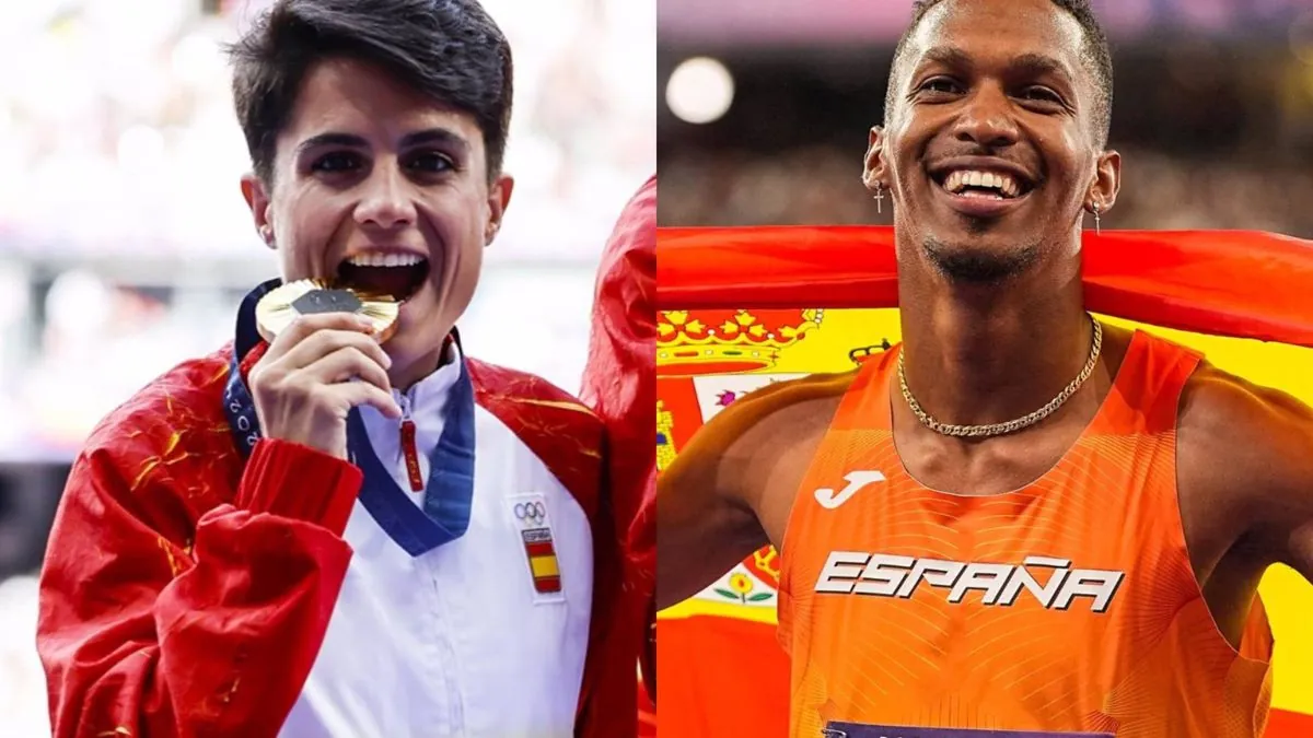 María Pérez y Jordan Díaz, abanderados de España en la ceremonia de clausura de Paris