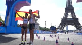 España logra su segundo oro en París al vencer en la maratón de relevos mixtos de marcha