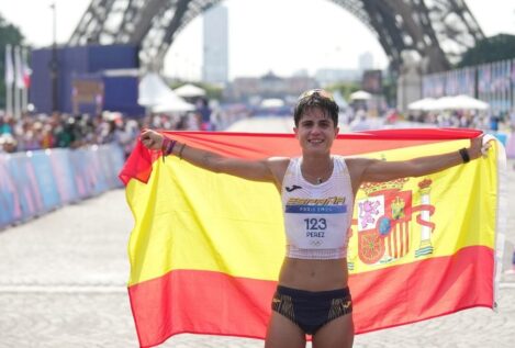 María Pérez gana la plata en los 20 km marcha y da a España la tercera medalla en París