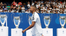 Mbappé debuta el miércoles con el Madrid en la Supercopa de Europa, su primer trofeo en juego