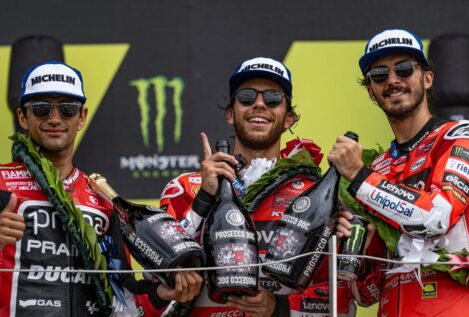 Bastianini gana el GP de Silverstone y Jorge Martín recupera el liderato en MotoGP