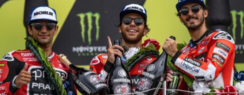 Bastianini gana el GP de Silverstone y Jorge Martín recupera el liderato en MotoGP