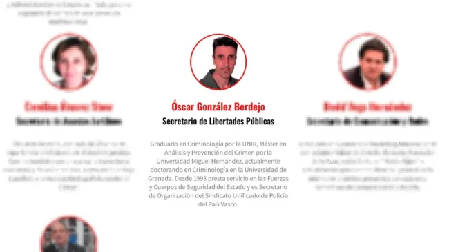 El PSOE borra el perfil del responsable del SUP que dimitió por el acuerdo con Desokupa