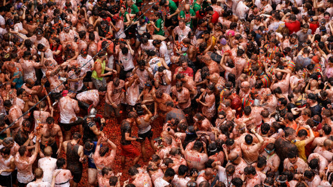 La fiesta de la Tomatina de Buñol 2024, en imágenes