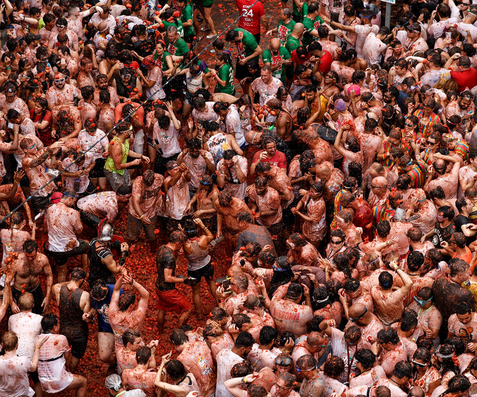 La fiesta de la Tomatina de Buñol 2024, en imágenes