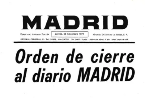 Madrid y el recuerdo de un periódico valiente