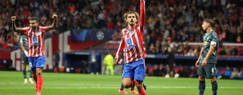 El Atlético de Madrid logra un agónico triunfo ante el Leipzig en su estreno en Champions