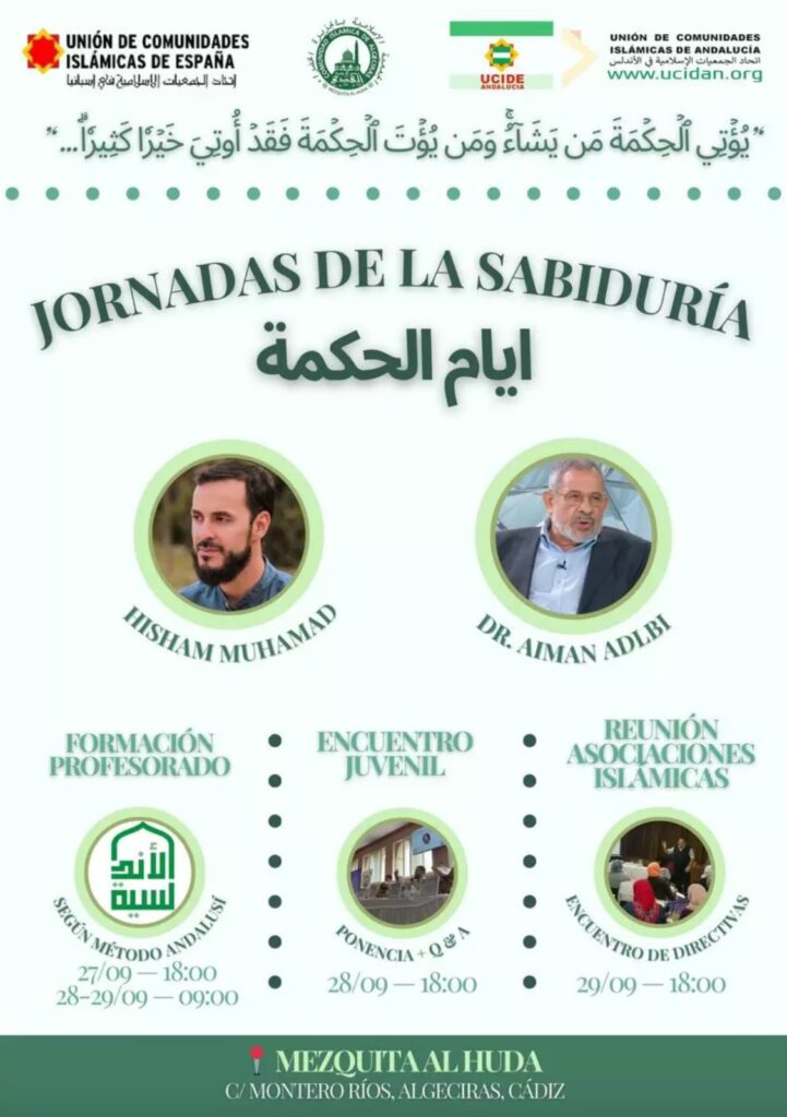 Cartel de las «Jornadas de la Sabiduría» - M.a.K