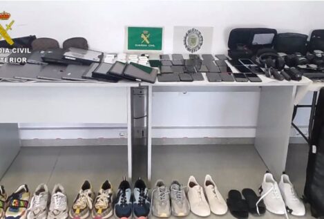 La Guardia Civil desarticula en Ibiza una banda dedicada al tráfico de drogas y robos en casas