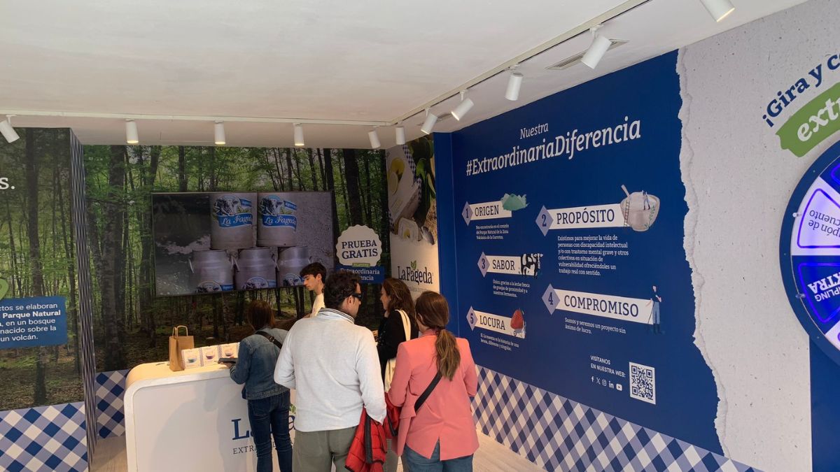 La Fageda abre tienda temporal en la Gran Vía de Madrid en la que dará a probar sus yogures