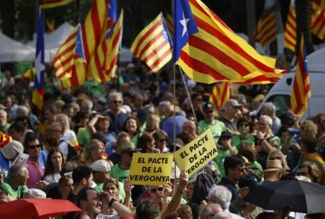 El independentismo pincha en la Diada y reúne a la cifra más baja de asistentes del 'procés'