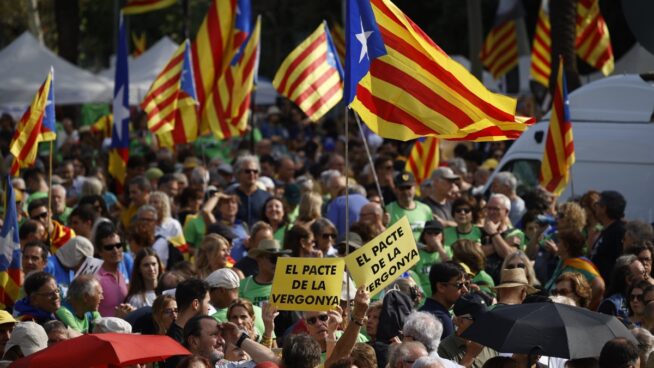 El independentismo pincha en la Diada y reúne a la cifra más baja de asistentes del 'procés'