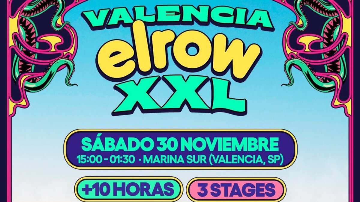 El festival de música Elrow regresa a Valencia en «formato XXL» para reunir a 15.000 seguidores