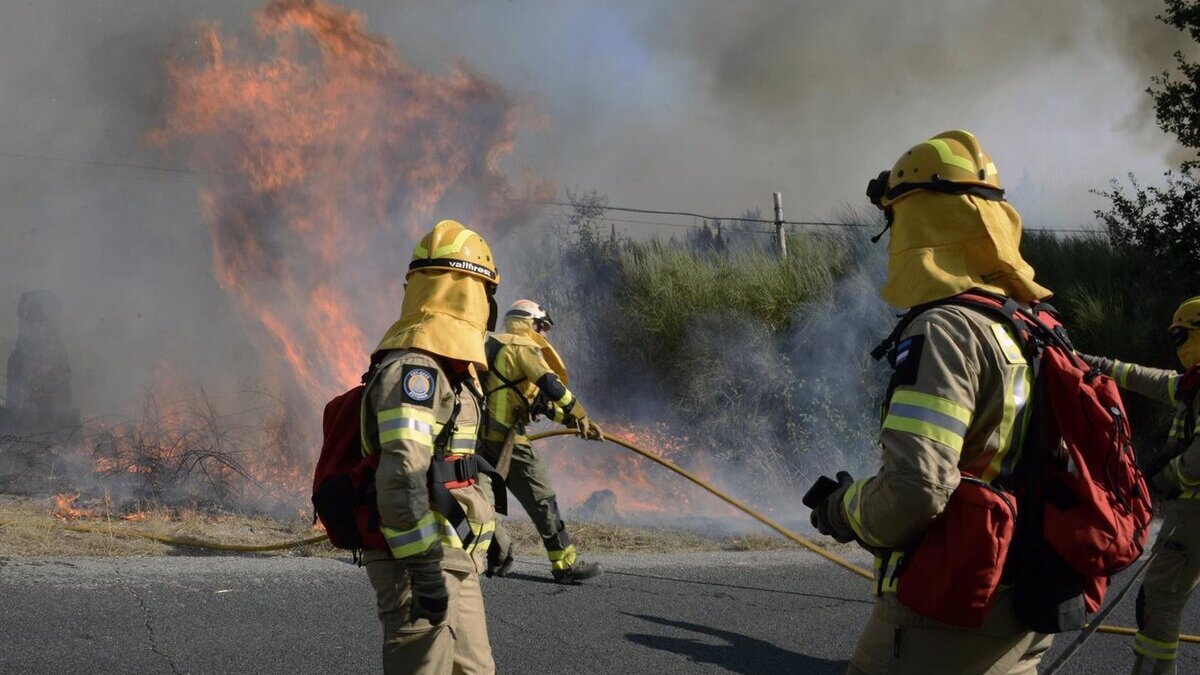 Galicia lucha contra cuatro incendios forestales activos que arrasan más de 300 hectáreas