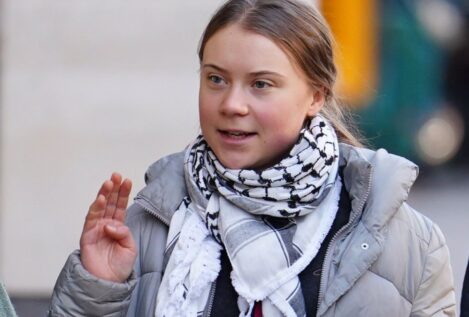 Greta Thunberg es detenida en una protesta universitaria contra la ofensiva de Israel en Gaza