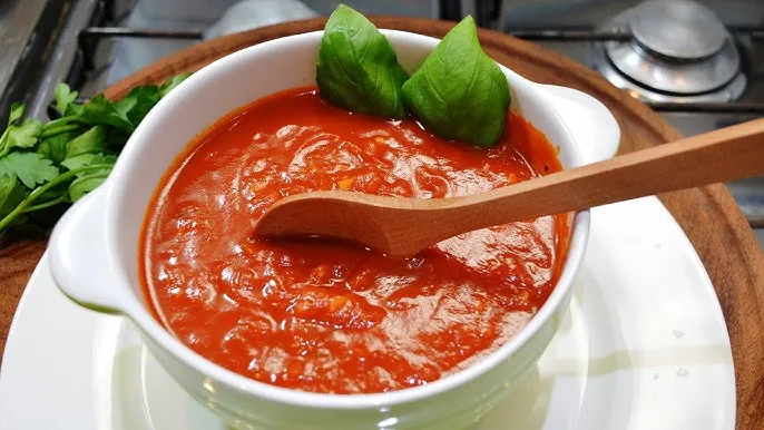 Salsa marinara triturada. 
mielhouse YouTube