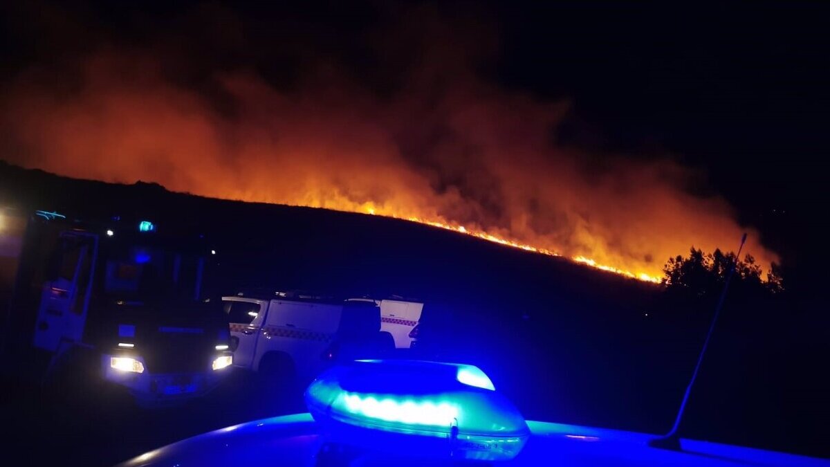 Incendios en Galicia: estabilizado el de Palas de Rey (Lugo) y sigue activo uno en La Gudiña