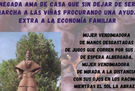 IU exige retirar un cartel en Toledo por el Día de la Mujer Rural al presentarla como «sumisa»