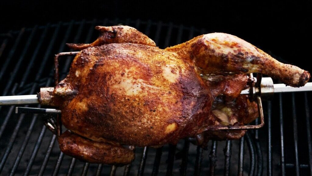 Pollo al horno asado