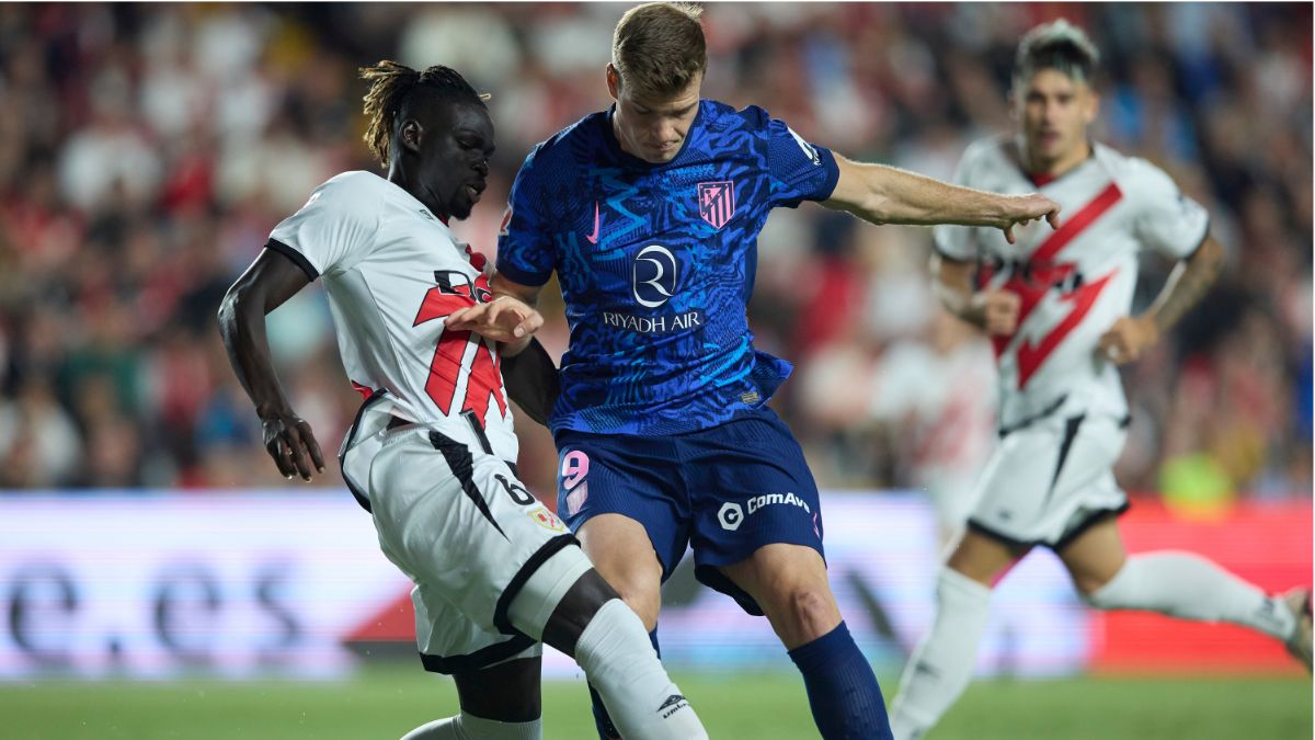 El Atlético de Madrid no pasa del empate (1-1) ante un sólido Rayo Vallecano