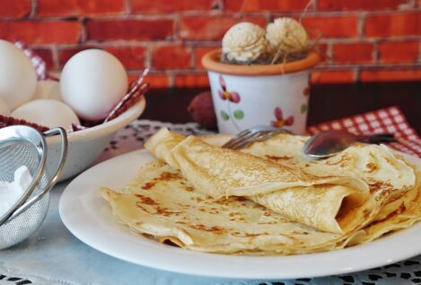 ¿Cómo hacer creps salados para cuatro?