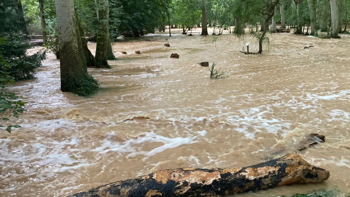 El río Piedra hace historia con su nivel de agua más alto jamás registrado