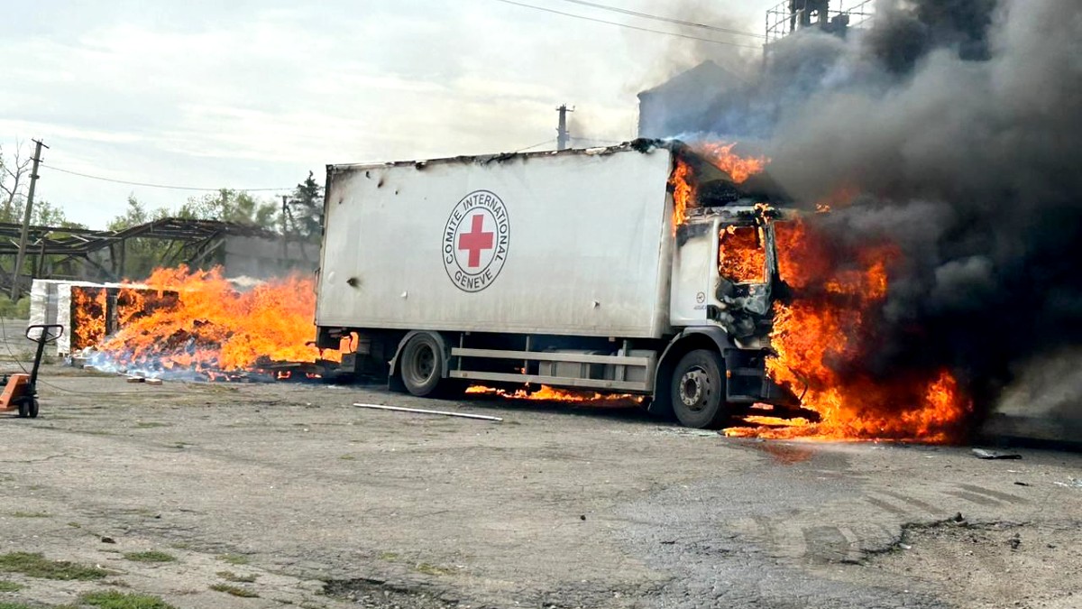 Mueren tres trabajadores de la Cruz Roja en un ataque ruso al este de Ucrania