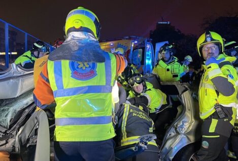 Muere un hombre atropellado tras cruzar indebidamente en mitad de la M30 (Madrid)