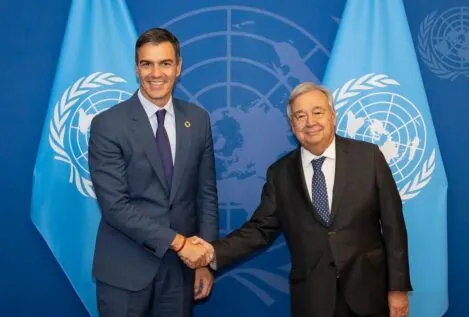 Sánchez muestra a Guterres su «enorme preocupación por la situación en el Líbano»