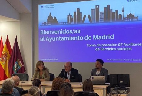 Madrid incorporará 97 auxiliares en centros de servicios sociales a partir del 1 de octubre