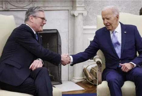 Starmer y Biden llegan a una «posición fuerte» sobre Ucrania tras sus conversaciones