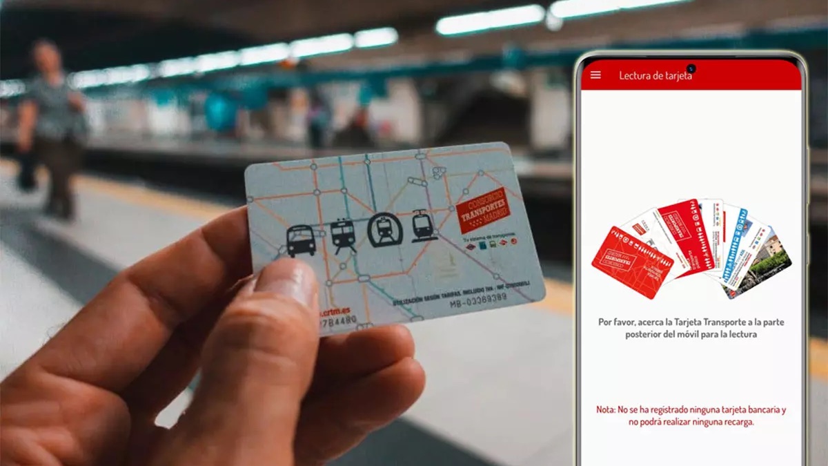 ¿Cómo llevar la tarjeta de transporte público de Madrid en el móvil?